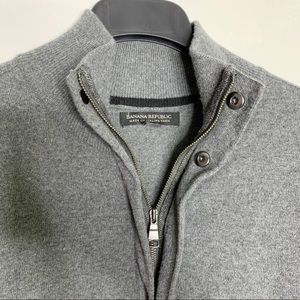 Banana Republic Grey Wool Sweater Men’s | L